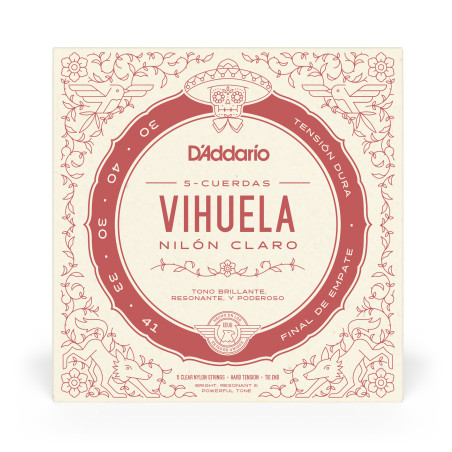 Jeu de cordes pour vihuela tension Hard