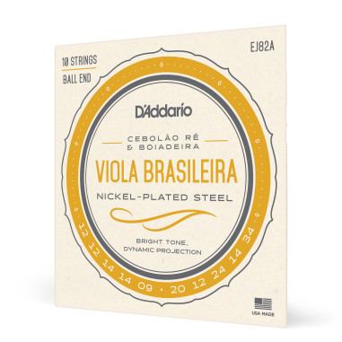 Jeu de cordes pour viola brasileira Cebolao Ré et Boiadeira