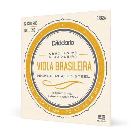 Jeu de cordes pour viola brasileira Cebolao Ré et Boiadeira