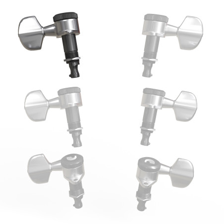 Auto-Trim Locking Tuning Machine Single Bass Side Chrome