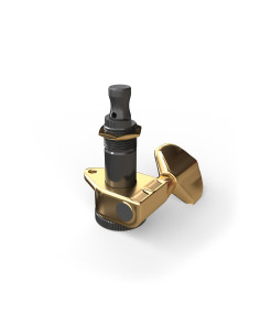 Auto-Trim Locking Tuning Machine Single Bass Side Gold