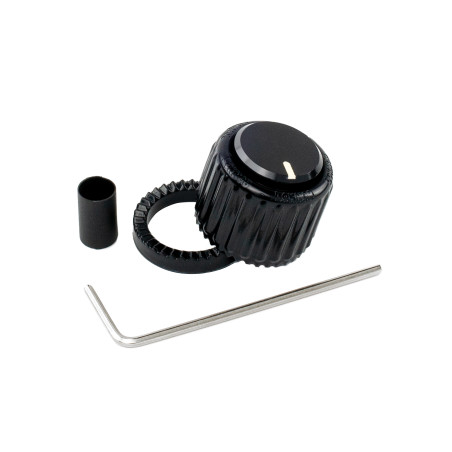 Bouton LokNob grand format noir