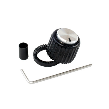 LokNob Large Black Silver