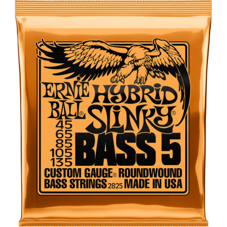 Bass 5-string set Hybrid Slinky 45-135