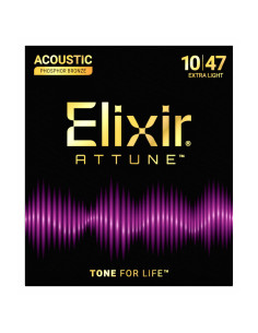 Acoustic strings set Attune Phosphor Bronze Extra Light 10-47