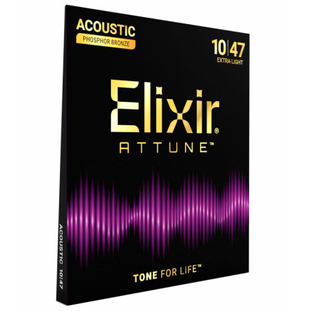 Acoustic strings set Attune Phosphor Bronze Extra Light 10-47