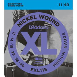 Electric strings set Nickel Wound Blues/Jazz-rock 11-49