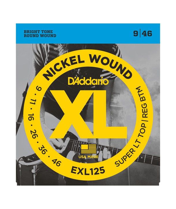 Juego de Cuerdas eléctrica Nickel Wound Super LTHB 9-46
