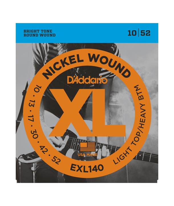 Electric strings set Nickel Wound Light Top/Heavy Bottom 10-52