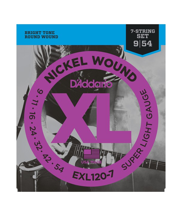 Juego de Cuerdas eléctrica Nickel Wound EXtra-light 9-54