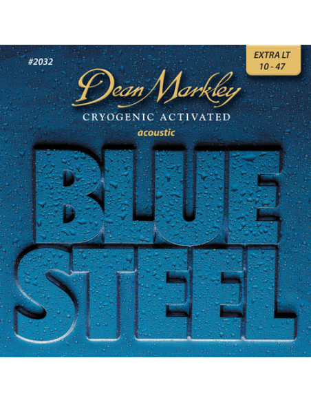 Acoustic strings set Blue Steel bronze Extra-light 10-48