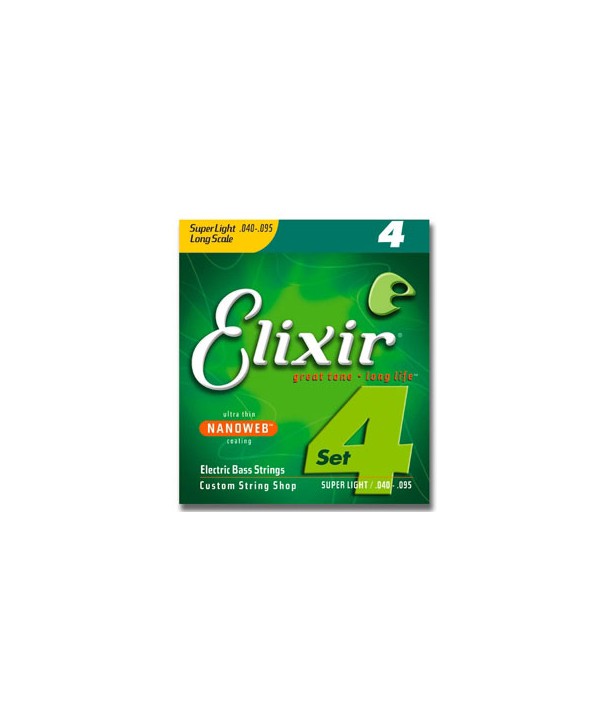 Jeu de cordes NANOWEB Basse Extra-light 40-95 filé rond