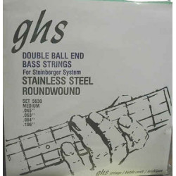 Jeu de cordes Basse DOUBLE BOULES Médium 45-106 filé rond STAINLESS STEEL