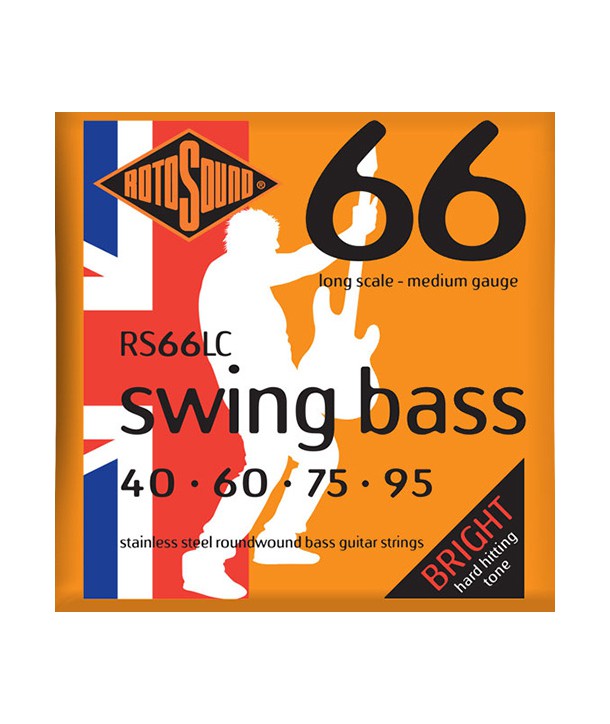 Jeu de cordes SWING BASS Médium 40-95 filé rond STAINLESS STEEL