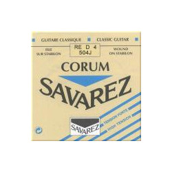 Corde à l'unité Ré Corum filé argenté Tension forte