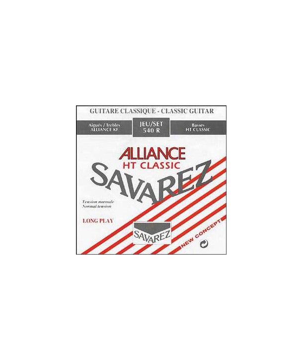 Jeu de cordes classique ALLIANCE Rouge tension Normale 540R