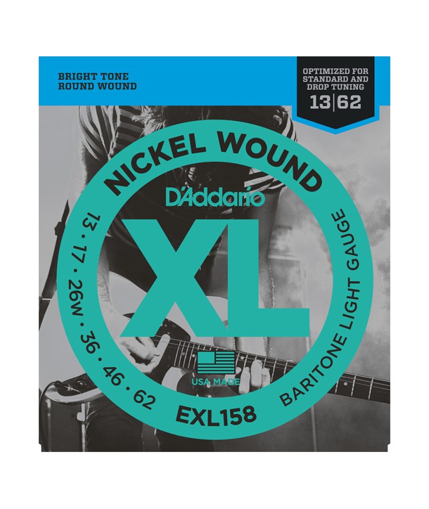 E-Gitarren Saiten Nickel Wound Bariton Light 13-62