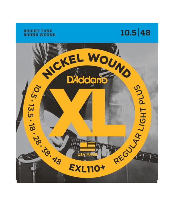 Juego de Cuerdas eléctrica Nickel Wound Regular-light Plus 10,5 - 48