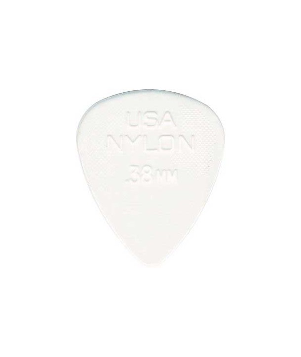 Lot de 6 médiators Nylon standard 0,38 Extra-souple