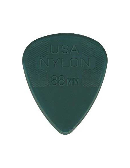 Lot de 6 médiators Nylon standard 0,88 MEDIUM-DUR