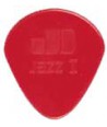 Lot de 6 médiators Nylon Jazz I Rouge 1,10mm très arrondi