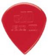Lot de 6 médiators Nylon Jazz III Rouge 1,38mm pointu
