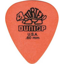 Lot de 6 médiators Tortex 0,60 SOUPLE