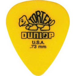 Lot de 6 médiators Tortex 0,73 MEDIUM-SOUPLE