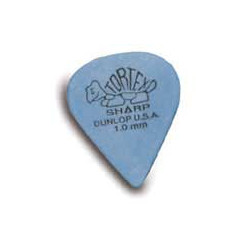 Lot de 6 médiators Tortex SHARP 1,00 MEDIUM-DUR