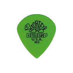 Lot de 6 médiators Tortex JAZZ M3 MEDIUM