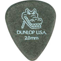 Lot de 6 médiators Gator grip 2,00 Extra-dur