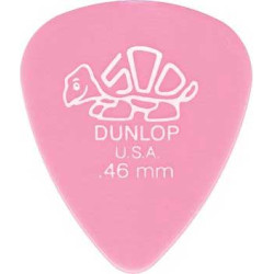 Lot de 6 médiators Delrin 0,46 SOUPLE