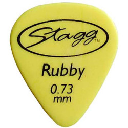 Lot de 6 médiators Rubby 0,73 Medium-souple