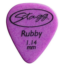 Lot de 6 médiators Rubby 1,14 DUR