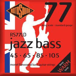 Jeu de cordes JAZZ BASS filé plat Standard 45-105