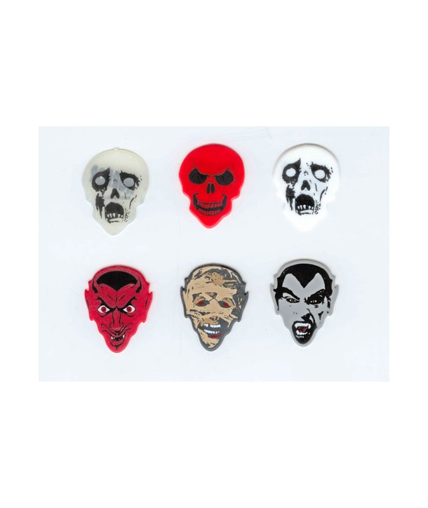 Lot de 6 médiators Monster-Picks monsters1