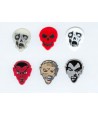 Lot de 6 médiators Monster-Picks monsters1
