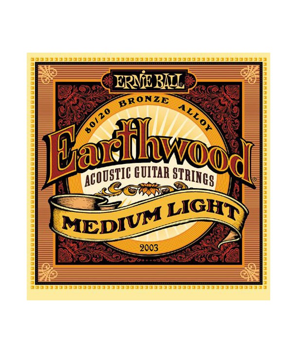 Acoustic strings set Earthwood Bronze Medium Light 12-54