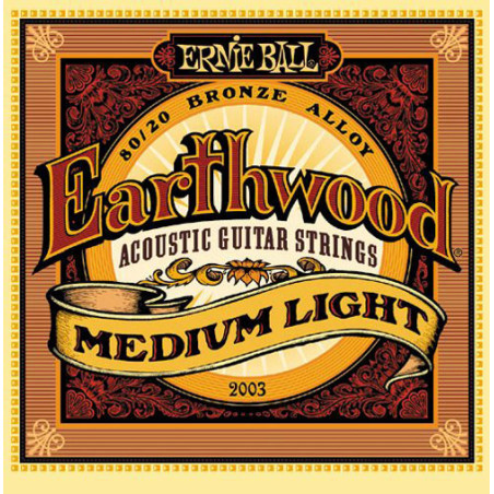 Jeu de cordes Folk Earthwood Bronze Medium Light 12-54