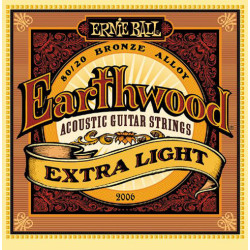 Jeu de cordes Folk Earthwood Bronze Extra Light 10-50