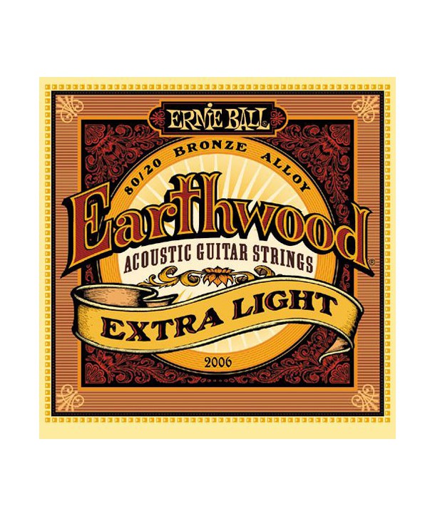 Jeu de cordes Folk Earthwood Bronze Extra Light 10-50