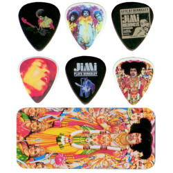 Lot de 12 médiators Celluloid Jimi Hendrix Medium Bold As Love