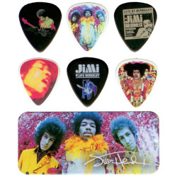 Lot de 12 médiators Celluloid Jimi Hendrix Medium Are You Experienced