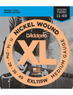 Electric strings set Nickel Wound Jazz Wound 3rd 11-49