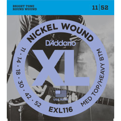Electric strings set Nickel Wound Medium 11-52