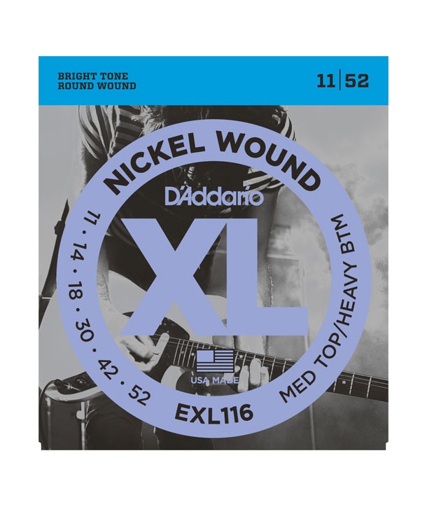 Electric strings set Nickel Wound Medium 11-52