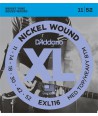 Jeu de cordes électriques Nickel Wound Medium 11-52 filé rond nickel