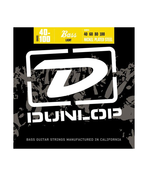 Jeu de cordes Basse Filé Rond Nickel Steel Light 40-100