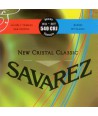 Jeu de cordes classique NEW CRISTAL CLASSIC Rouge/Bleu tension Mixte 540CRJ
