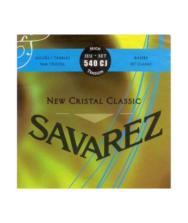 Jeu de cordes classique NEW CRISTAL CLASSIC Bleu Tension forte 540CJ